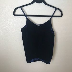 NWT Treasure & Bond Blue Velvet Tank (Large)